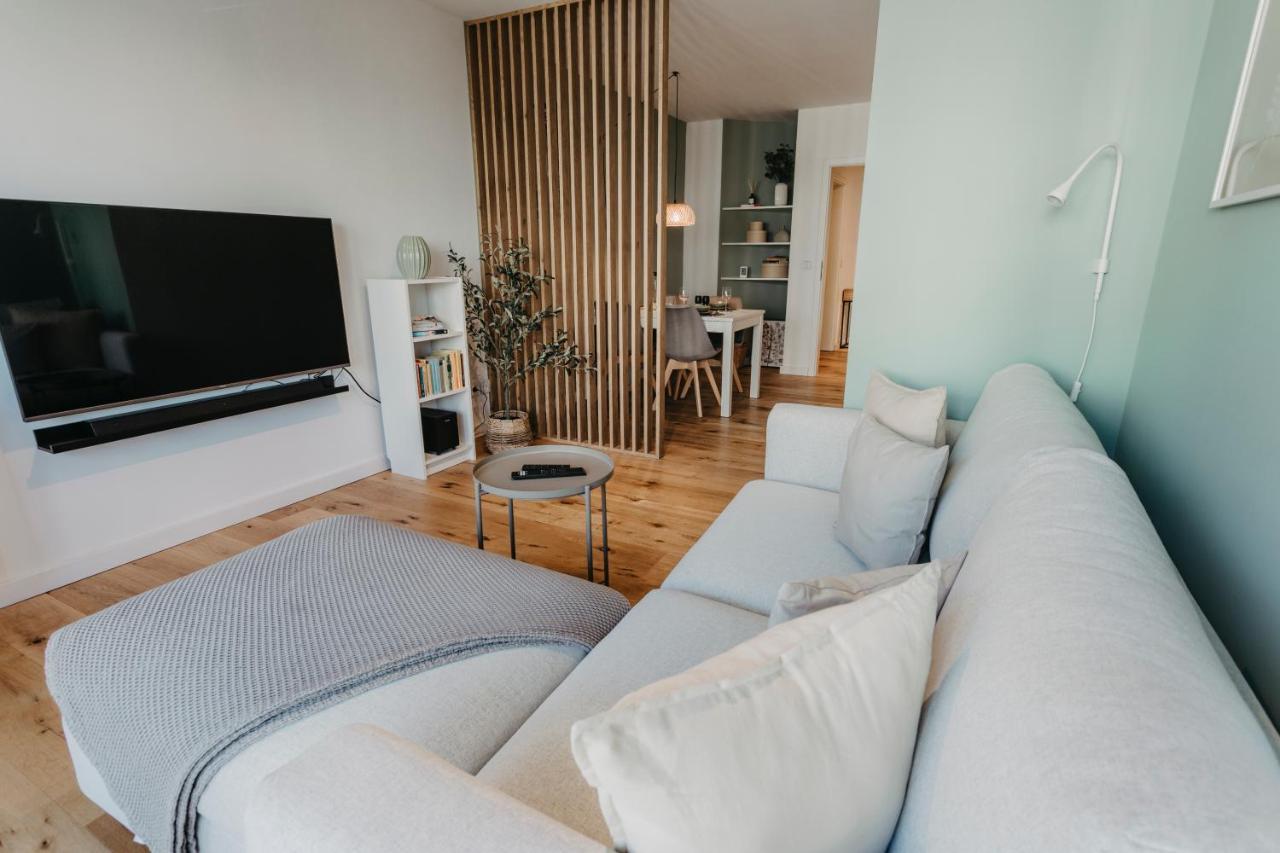 Traber Apartments Im Herzen Leipzigs Balkon Parkplatz Extérieur photo