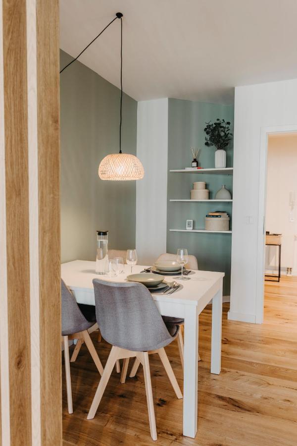 Traber Apartments Im Herzen Leipzigs Balkon Parkplatz Extérieur photo